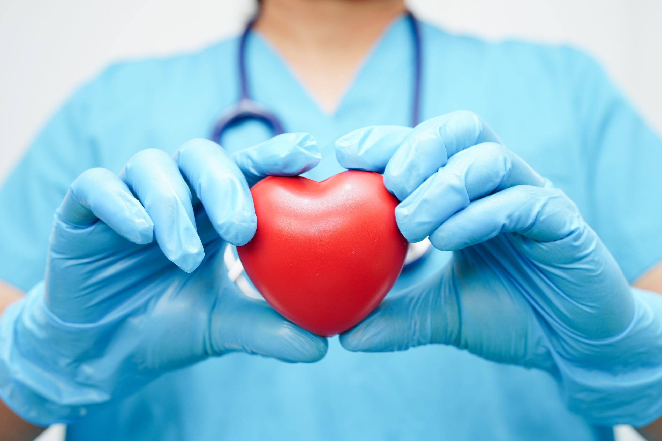 Doctor with a hearth